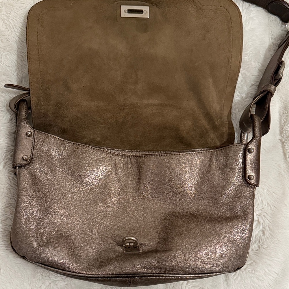 Vintage Metallic Ferragamo Shoulder Bag - Picture 13 of 16
